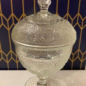Vintage Crystal Duncan And Miller Footed Candy Dish [Item 521]